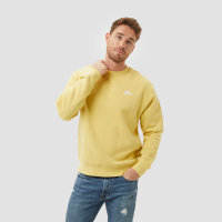 Nike nike club crew sweater geel heren